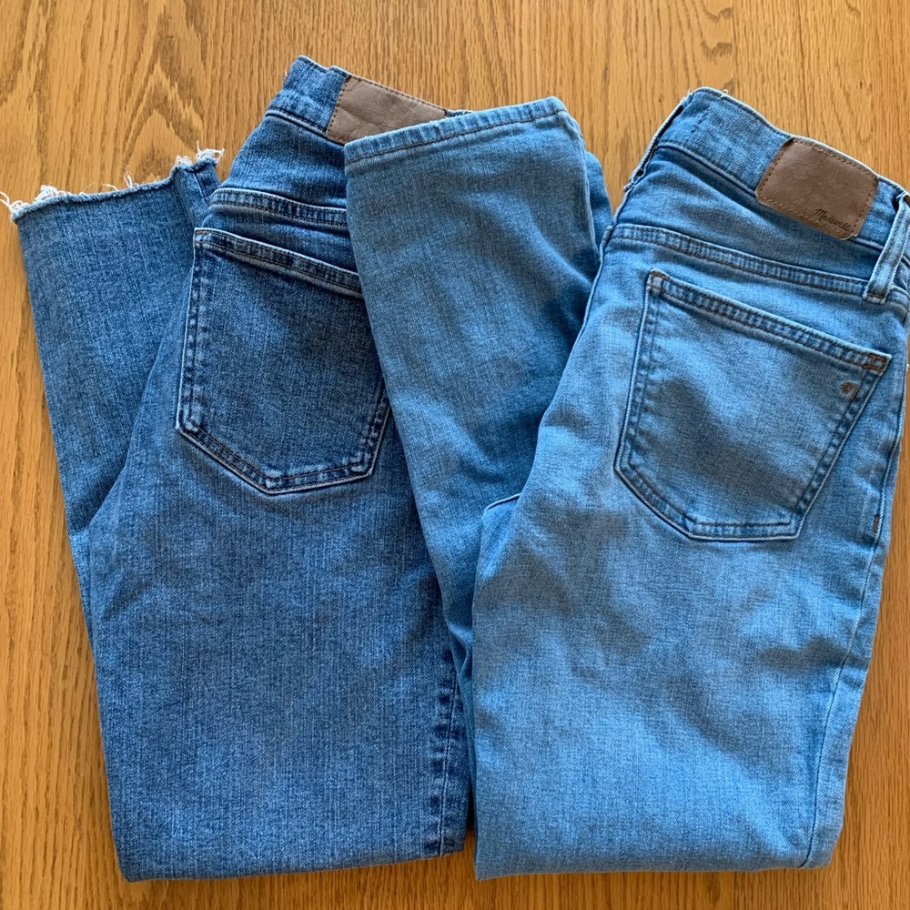 Lot of 2: Madewell Perfect Vintage - Midrise Jeans - 25R